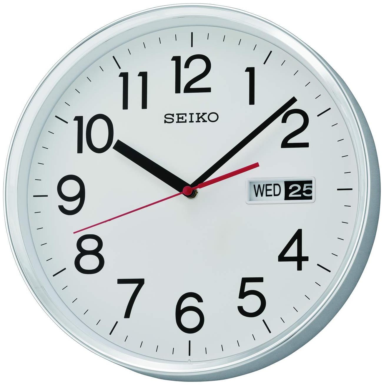 

Seiko Plastic Analog Wall clock ( Set of 1 )