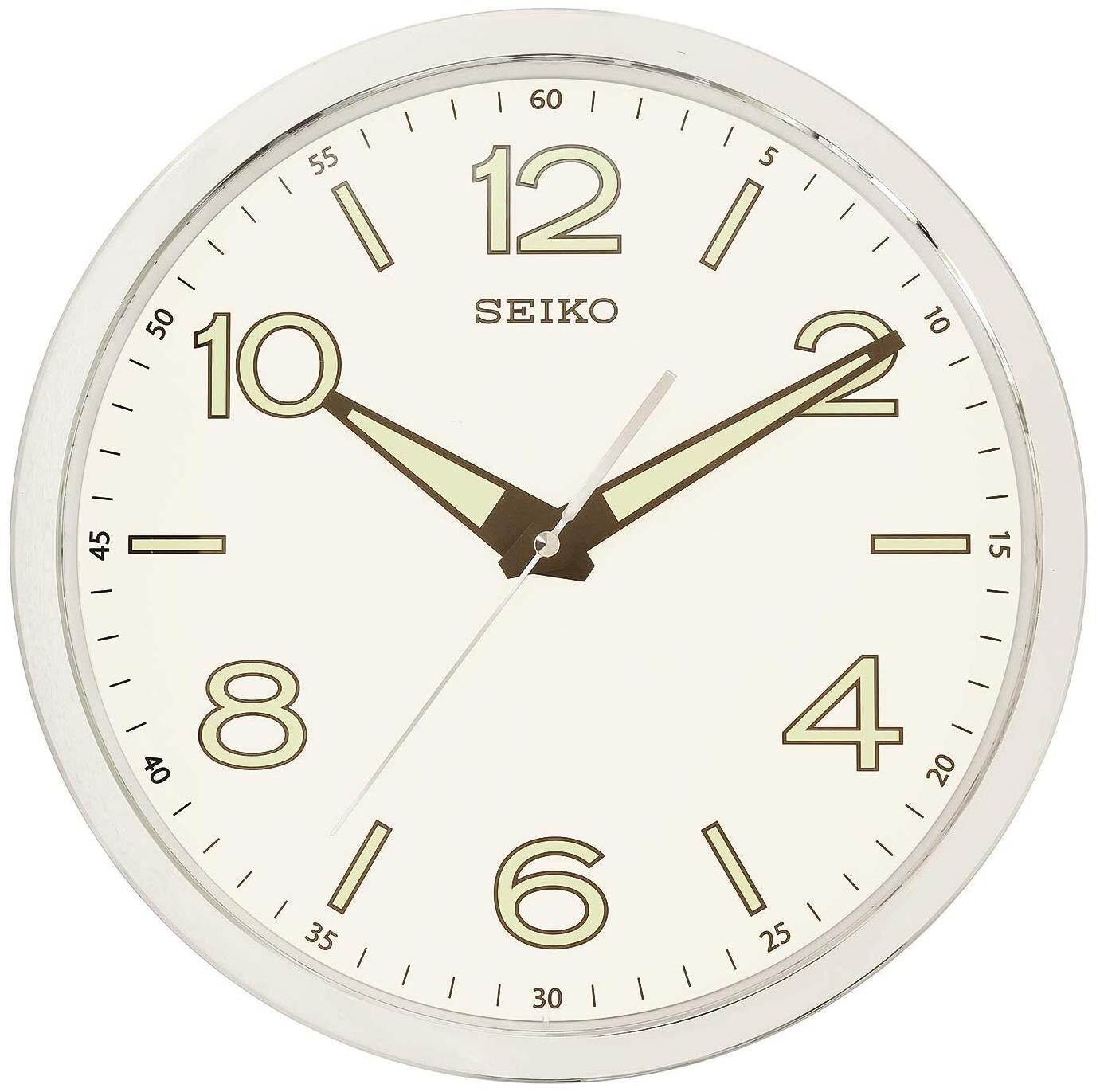 

Seiko Plastic Analog Wall clock ( Set of 1 )