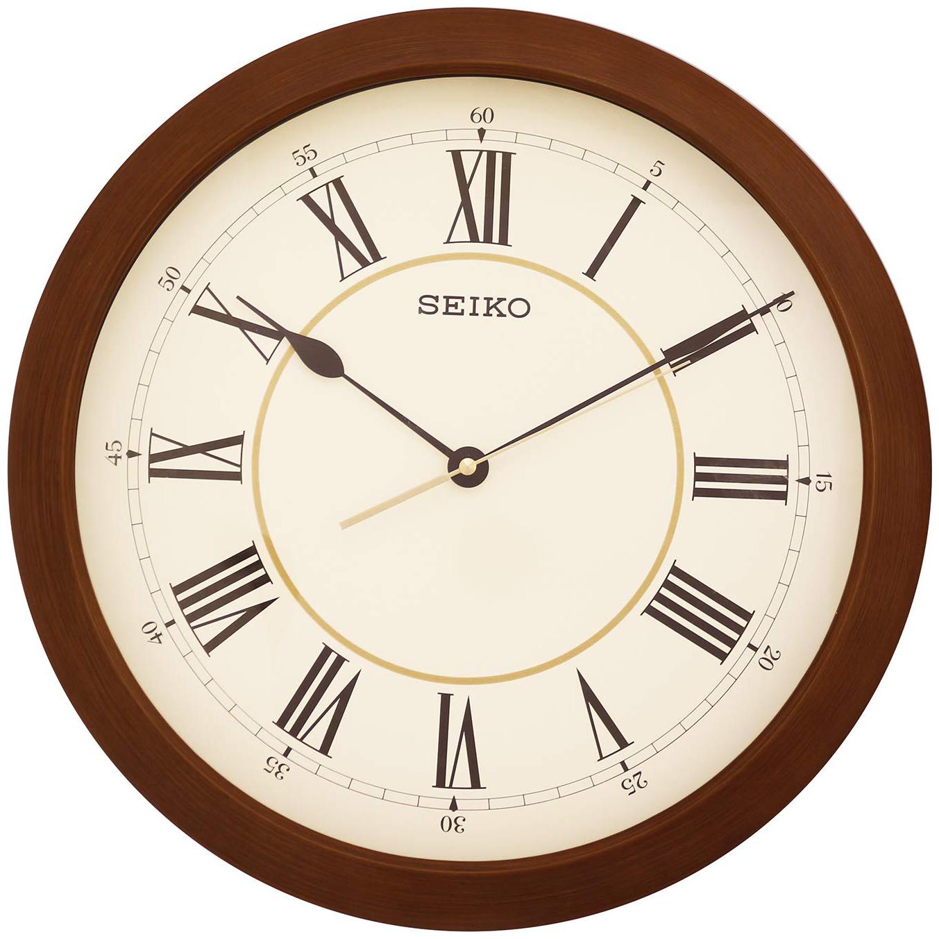 

Seiko Plastic Analog Wall clock ( Set of 1 )