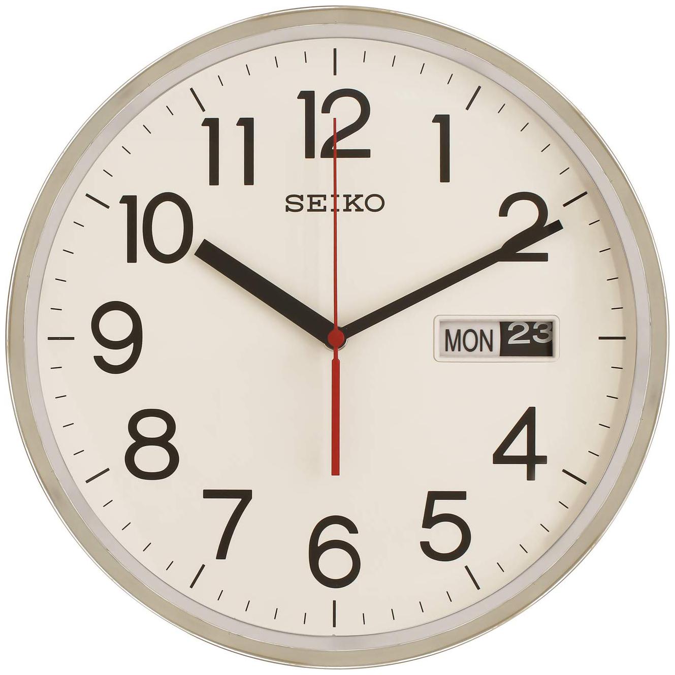 

Seiko Plastic Analog Wall clock ( Set of 1 )
