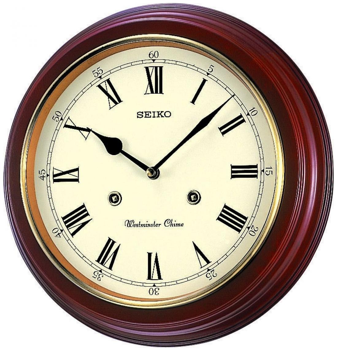 

Seiko Wood Analog Wall clock ( Set of 1 )