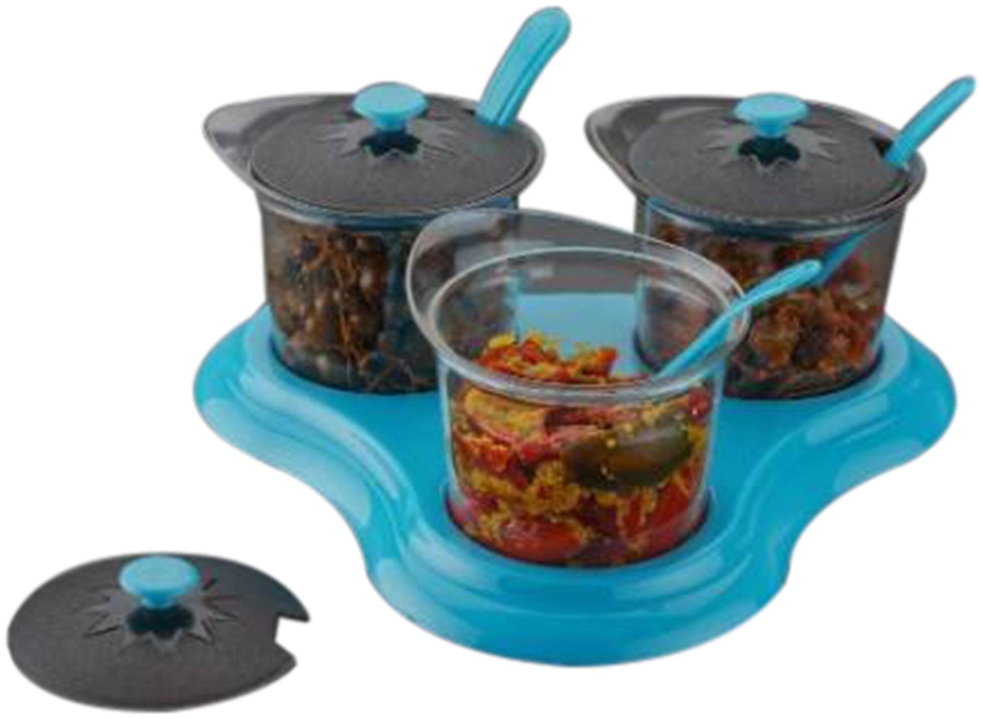 

Sell On Multipurpose Revolving Plastic Spice Storage Rack- Set of 3