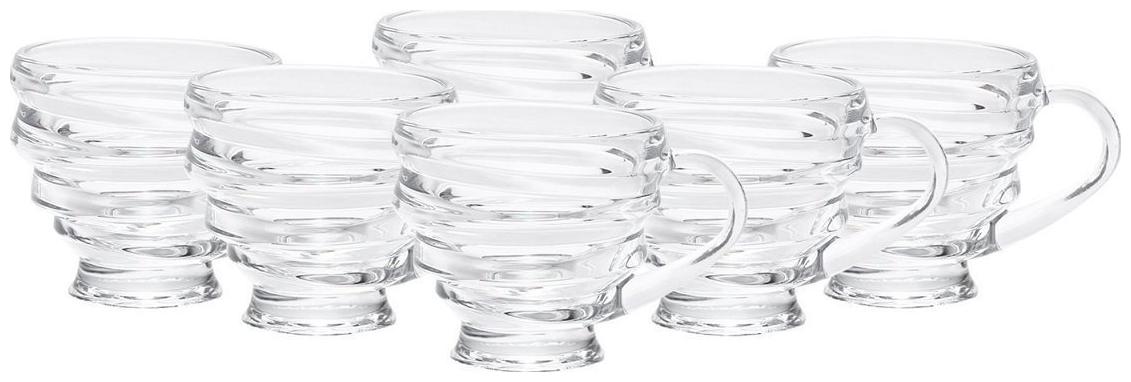 

SellnShip Spiral Cups 180 ml Set of 6 Transparent