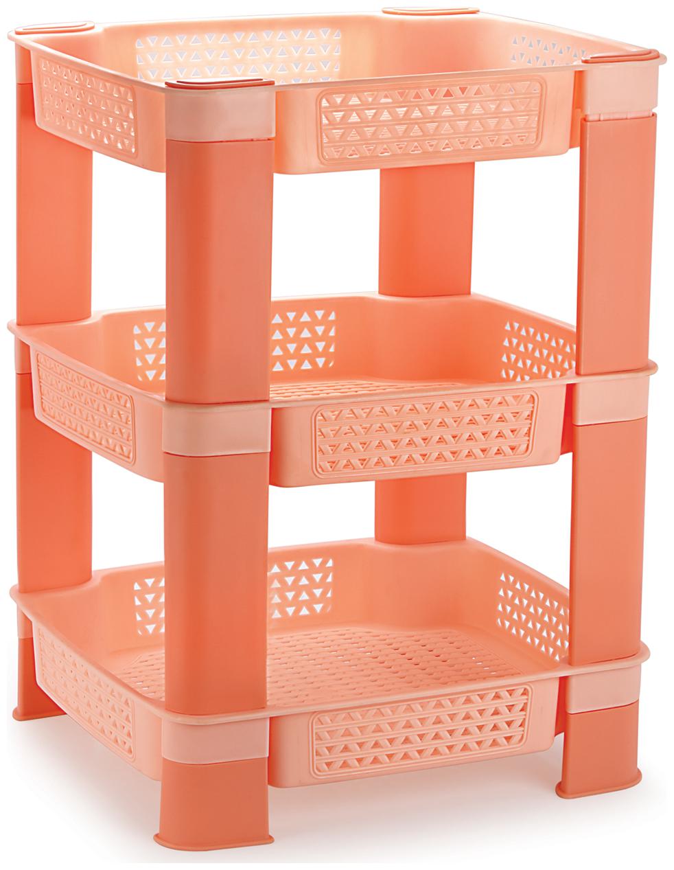 

Selvel Home Beautiful 3 Rack Shelves Peach