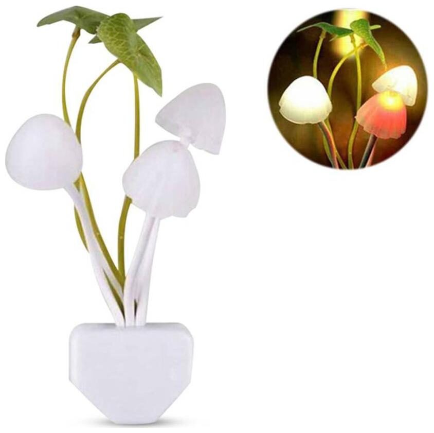 

Sensor Operated On Off Color Changeable Led Mushroom Night Lamp (1Pc) Multi Color