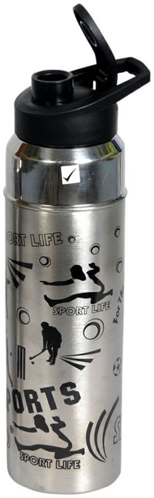 

Dynore Stainless Steel Silver Water Bottle ( 900 ml Set of 12 )
