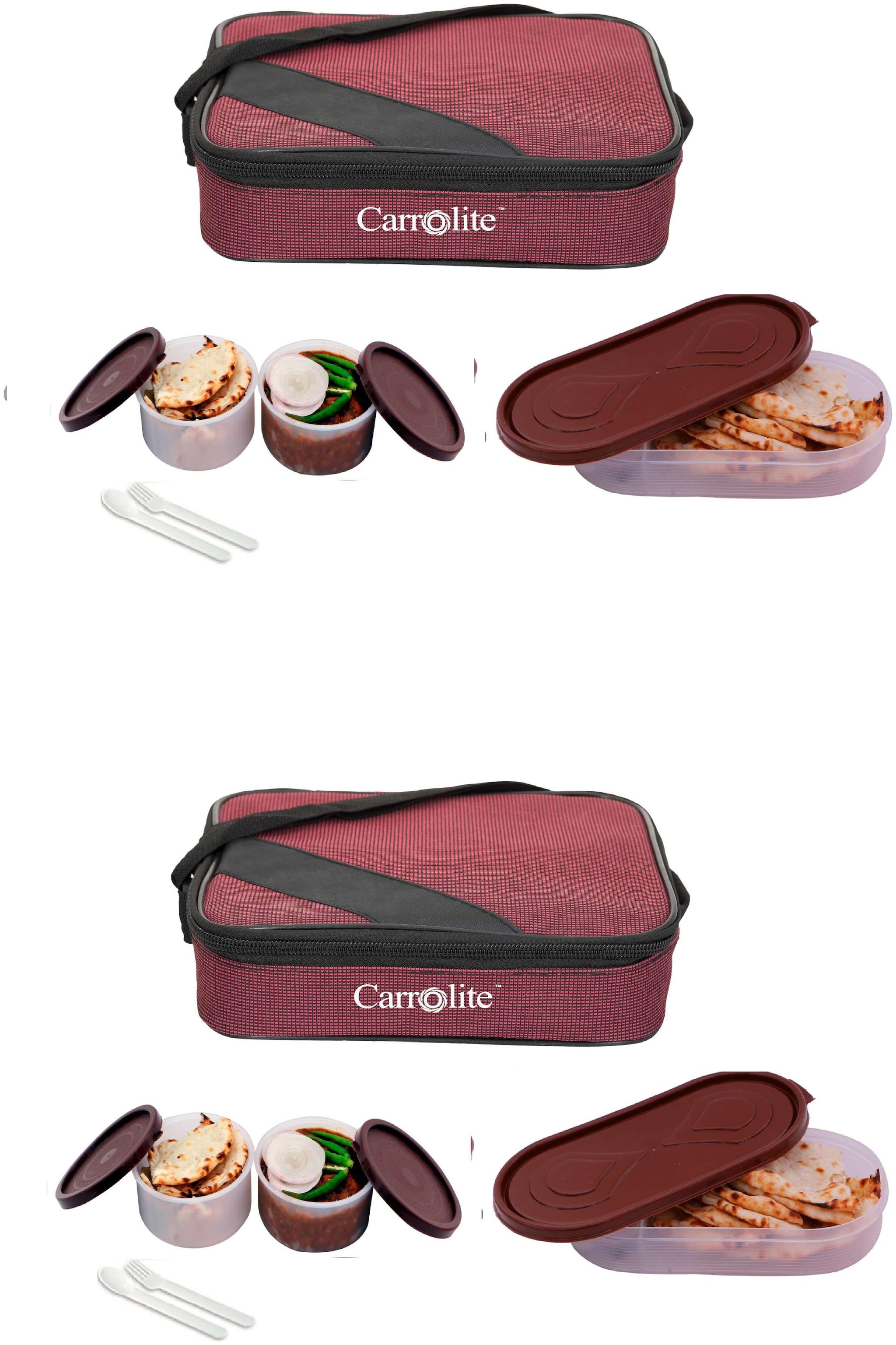 

Carrolite Assorted Lunch box ( Set of 1 1500 ml )