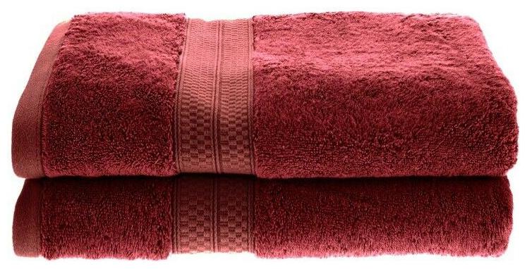 

Set of 2 Quick Dry 100 Rayon Made From Bamboo Soft and Absorbent Bath Towel Set