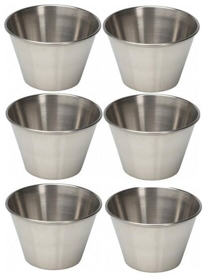 Set of 6 Sauce cup - 75 ml each