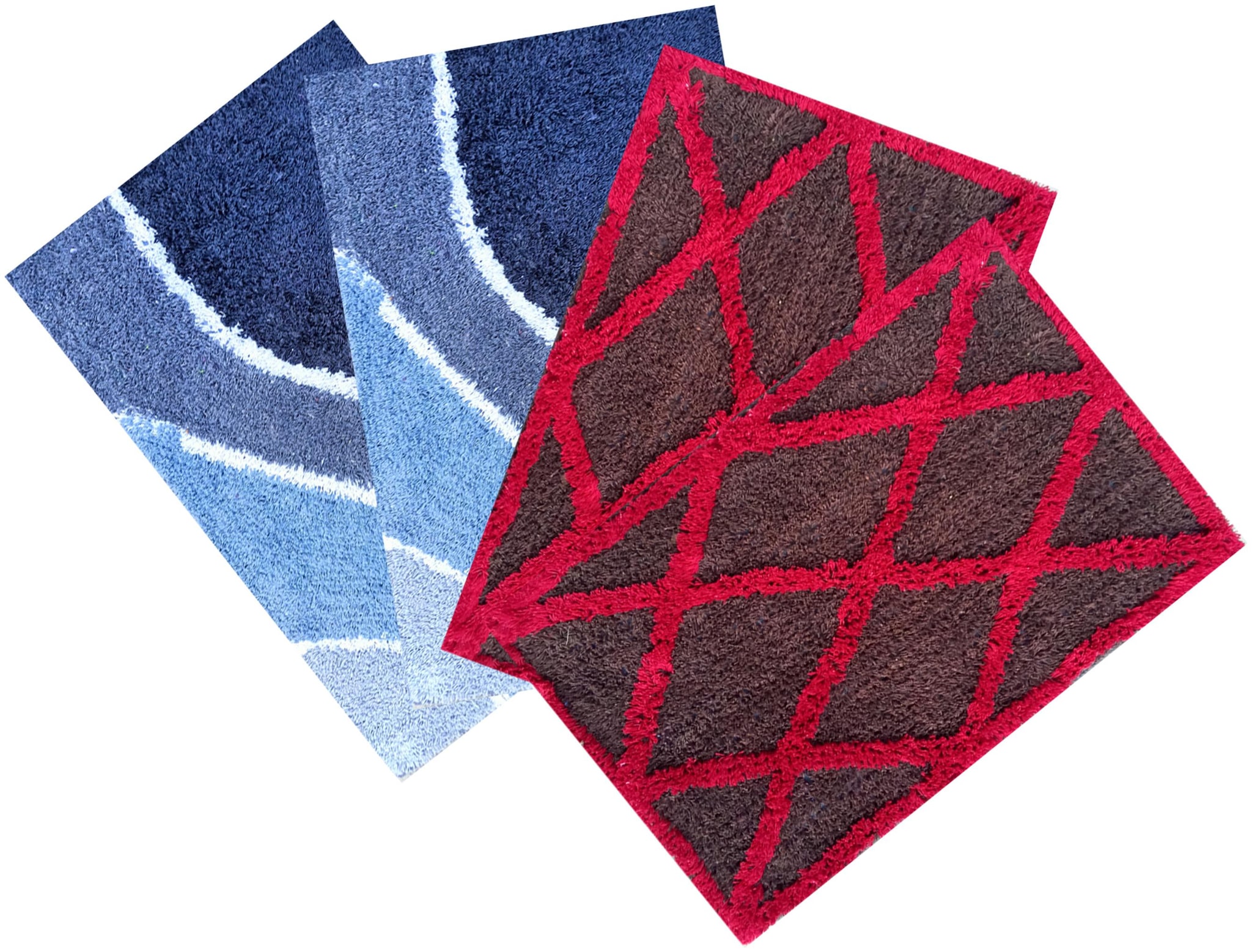 

Shabiart door mat for home and office set of 4 pcs 40x60 cm multicolor