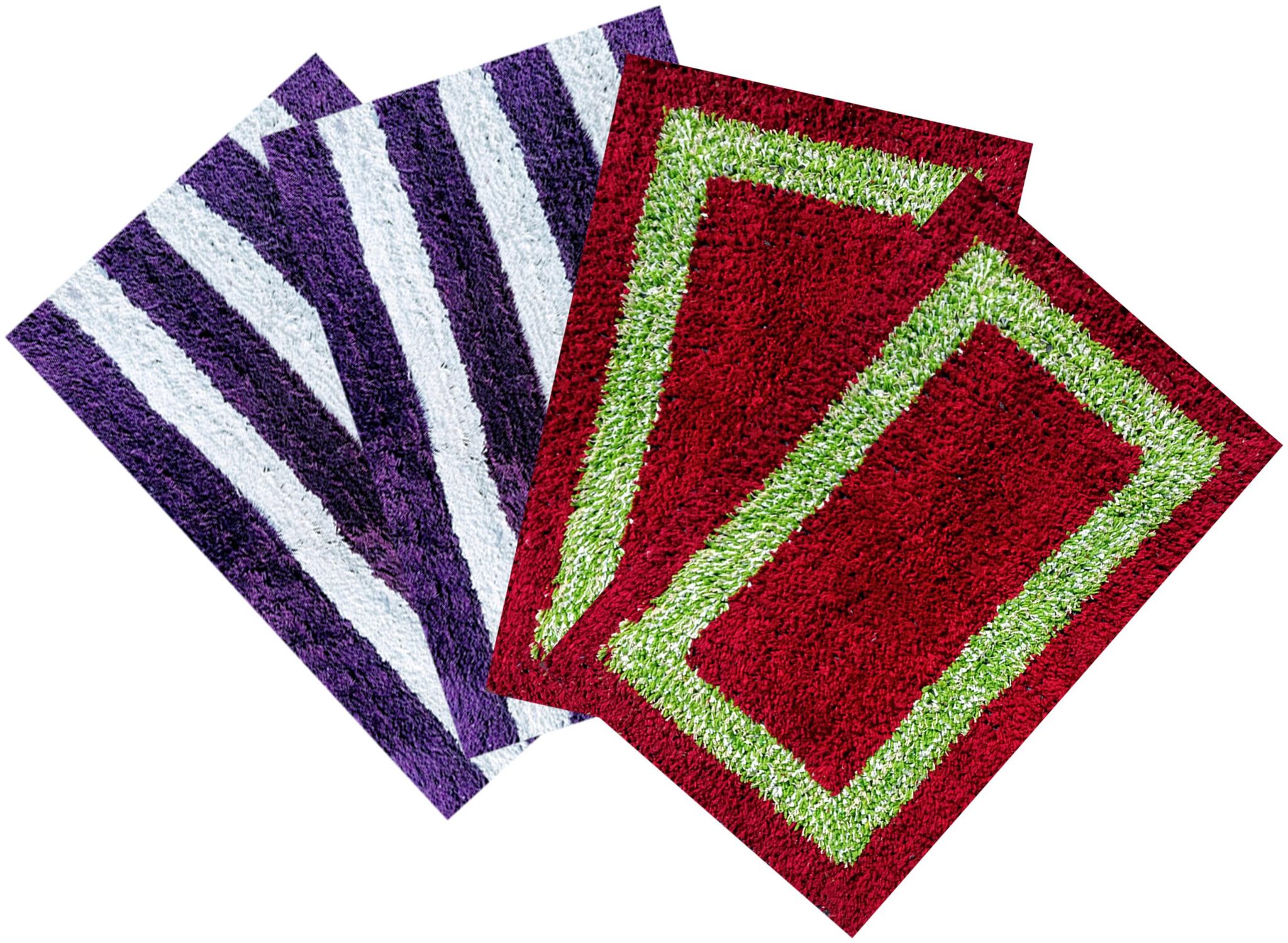 

Shabiart door mat for home and office set of 4 pcs 40x60 cm multicolor
