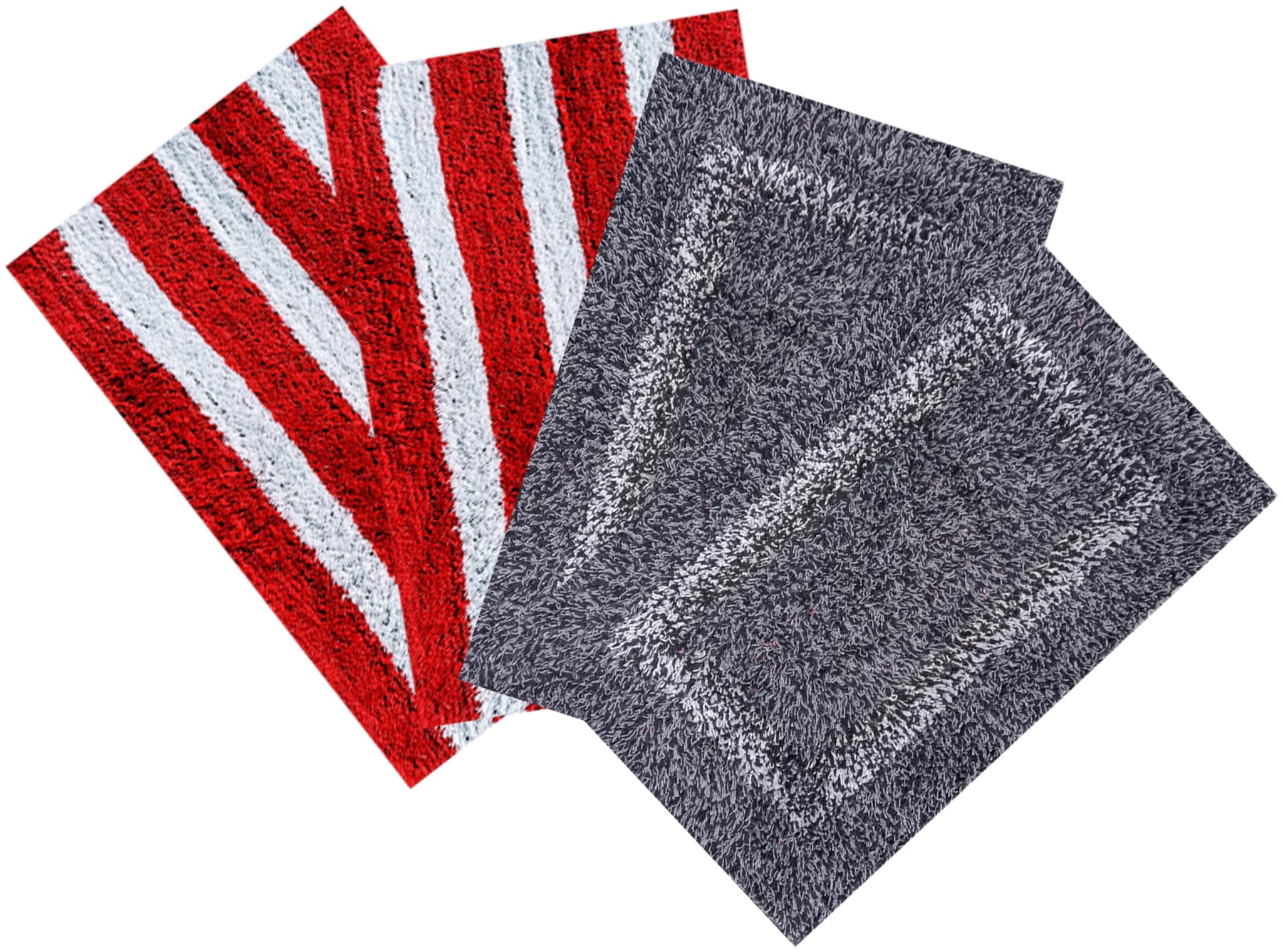 

Shabiart door mat for home and office set of 4 pcs 40x60 cm multicolor