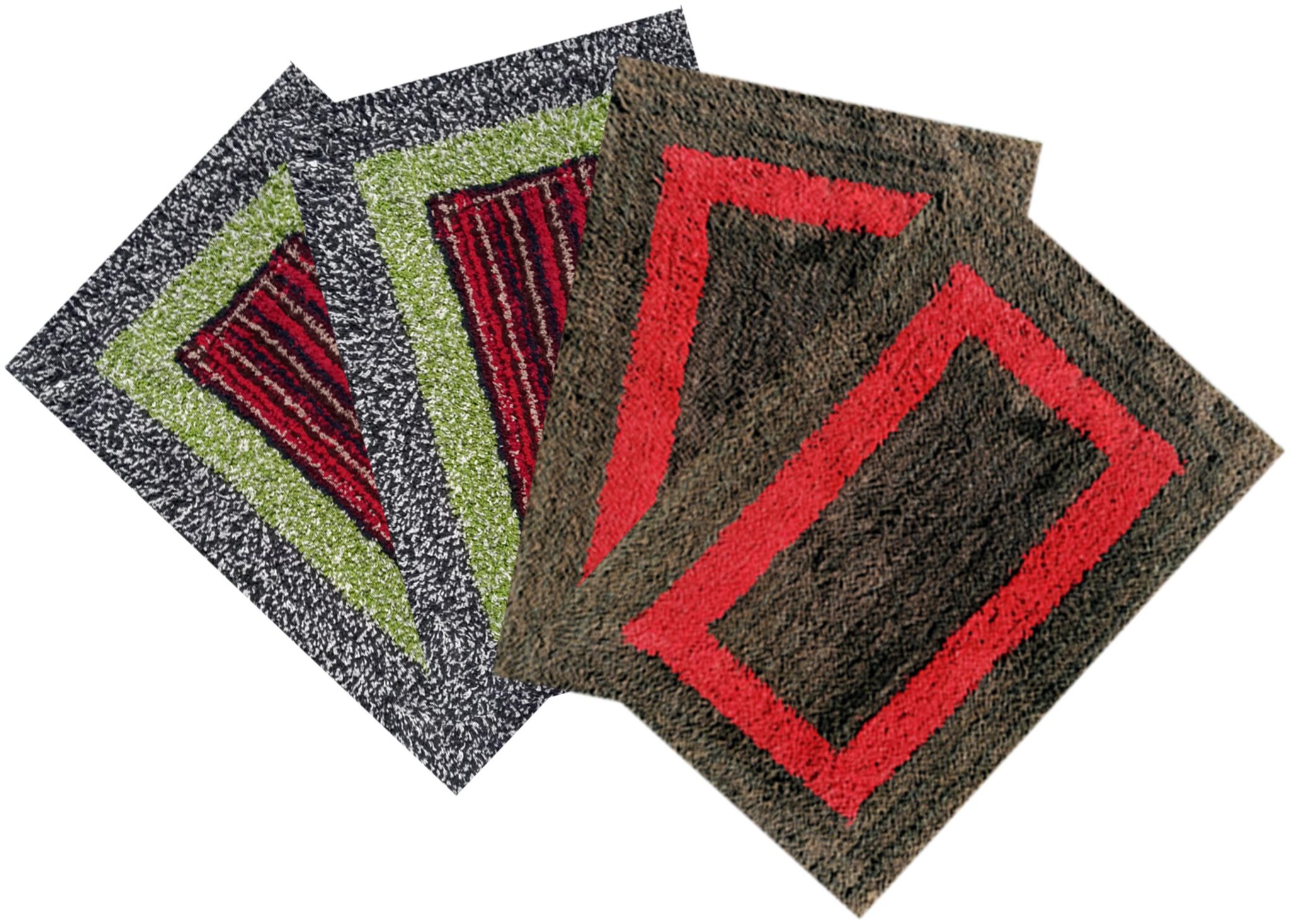 

Shabiart door mat for home and office set of 4 pcs 40x60 cm multicolor