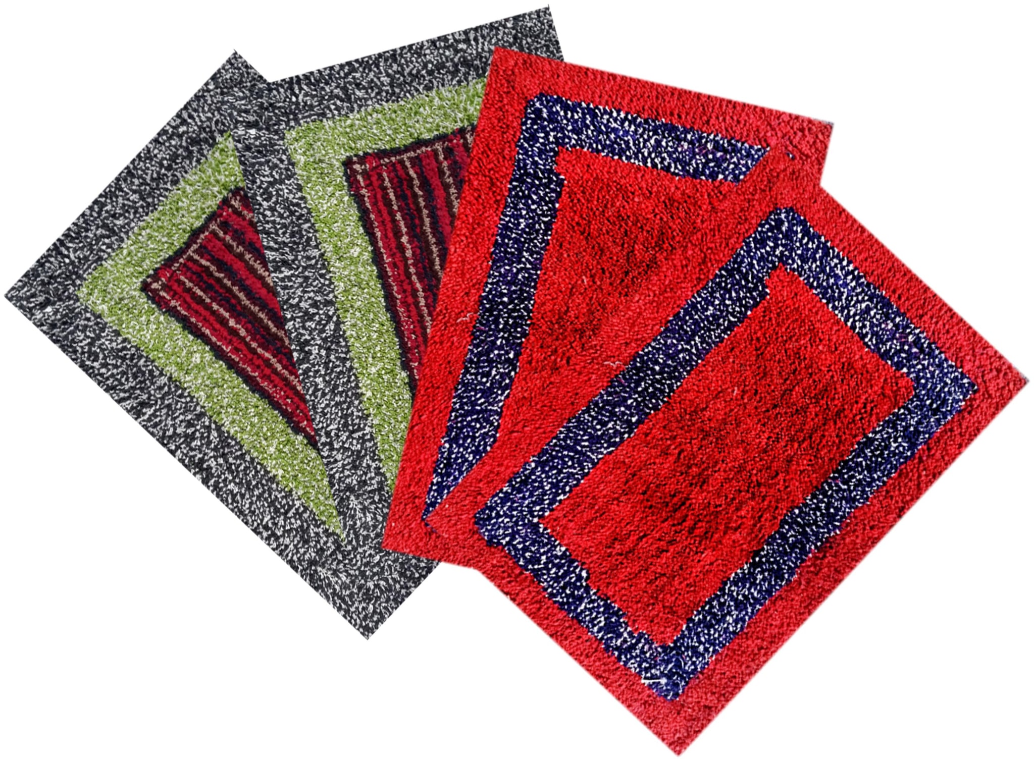 

Shabiart door mat for home and office set of 4 pcs 40x60 cm multicolor