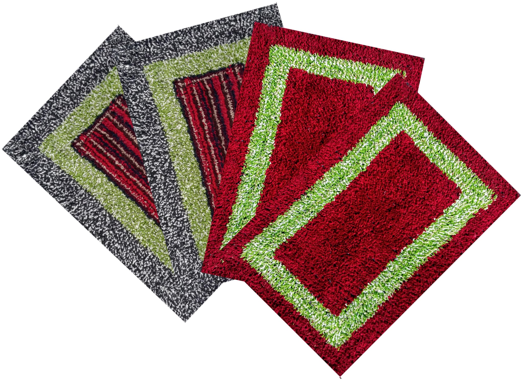 

Shabiart door mat for home and office set of 4 pcs 40x60 cm multicolor