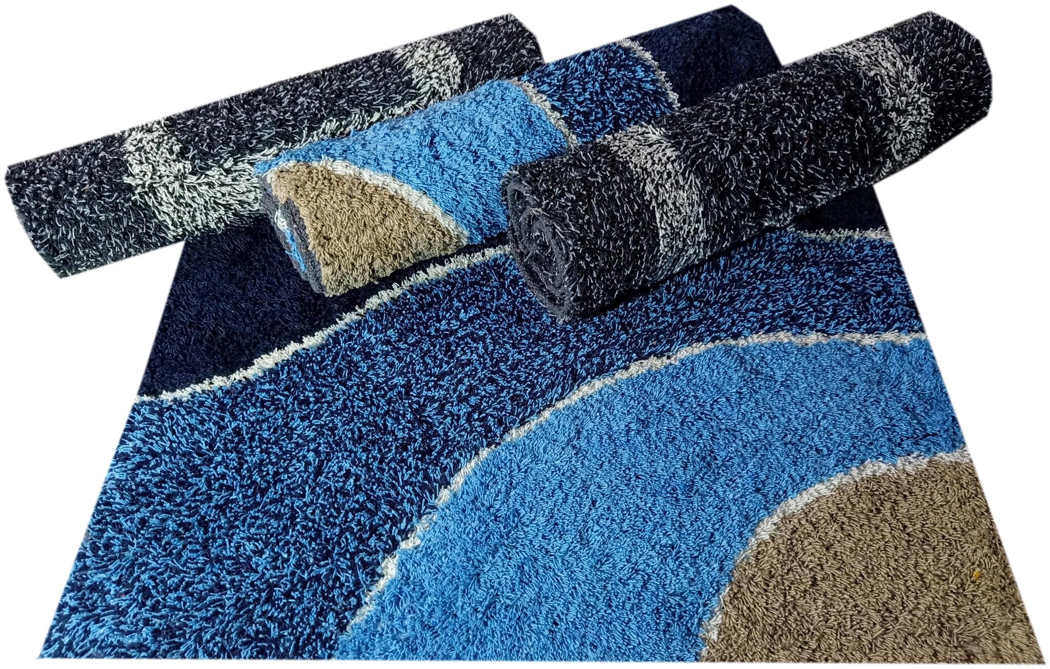 

Shabiart door mat for home and office set of 4 pcs 40x60 cm multicolor