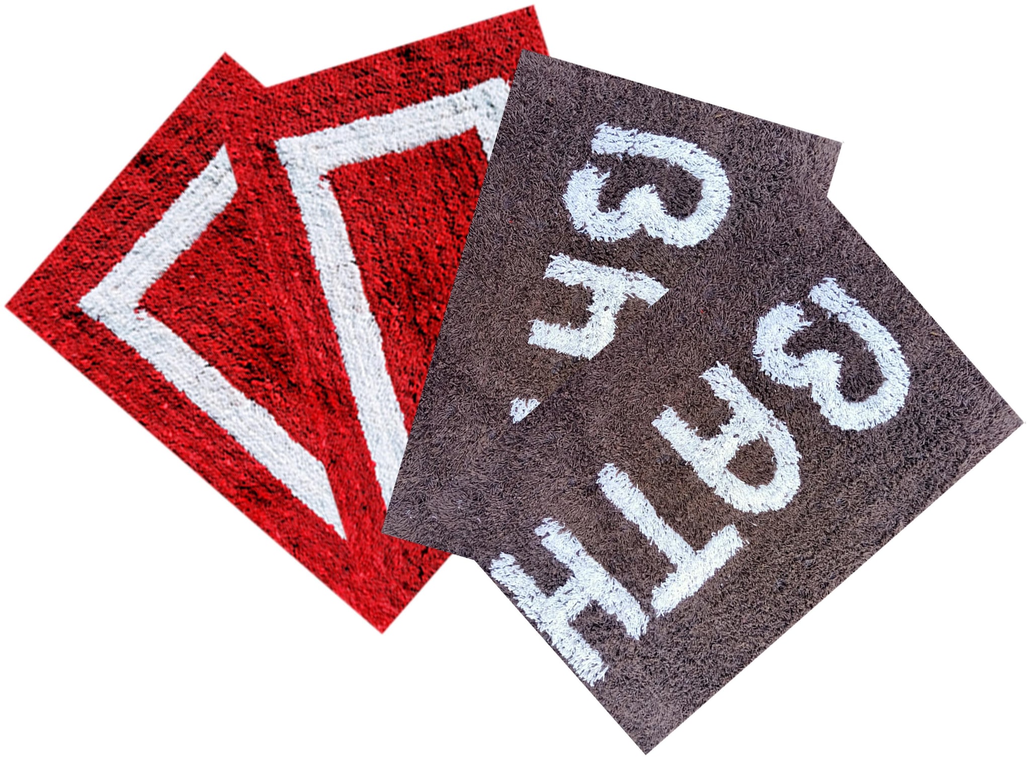 

Shabiart door mat for home and office set of 4 pcs 40x60 cm multicolor