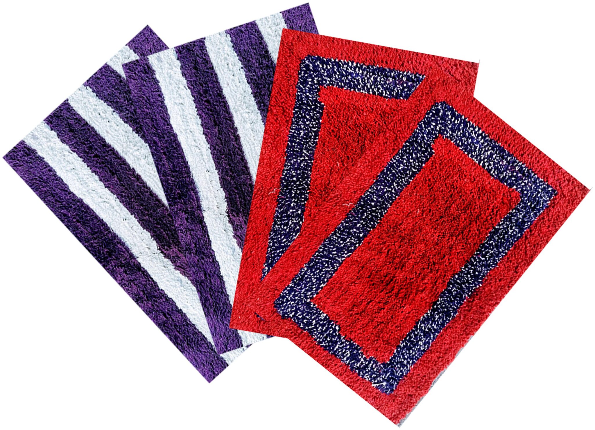 

Shabiart door mat for home and office set of 4 pcs 40x60 cm multicolor