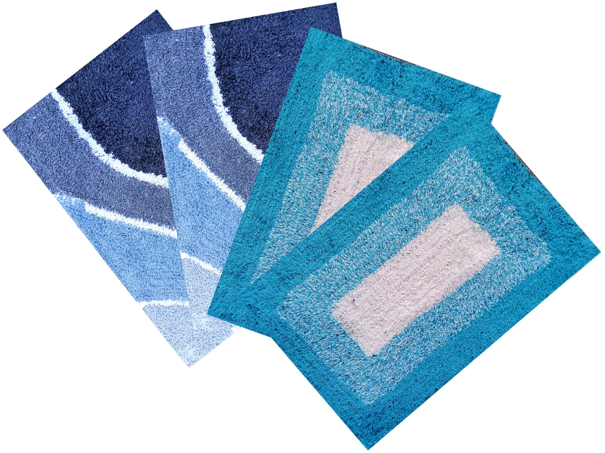 

Shabiart door mat for home and office set of 4 pcs 40x60 cm multicolor