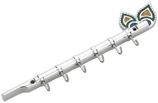 Buy Shaks Silver Flute 6 Pin For Keys Hanger Hook Wall Key
