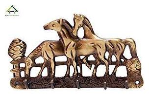 

Shaks Traders Horse Shape Key Holder (Brass)