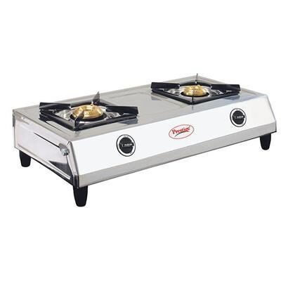 

Prestige Shakti 2 Burner Regular Silver Gas Stove