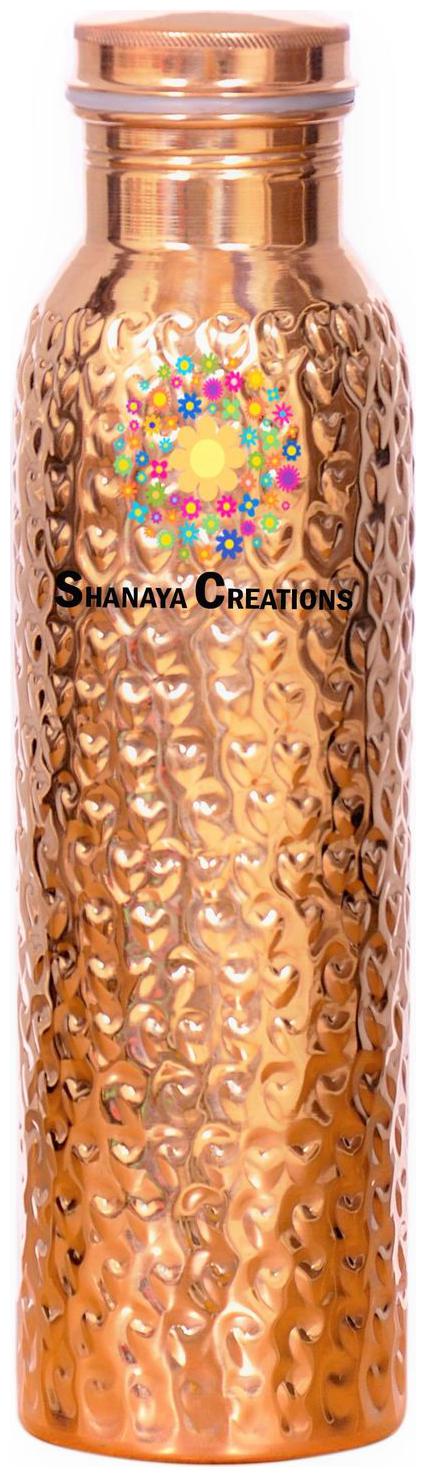 

SHANAYA CREATIONS Copper Brown Water Bottle ( 1000 ml Set of 1 )