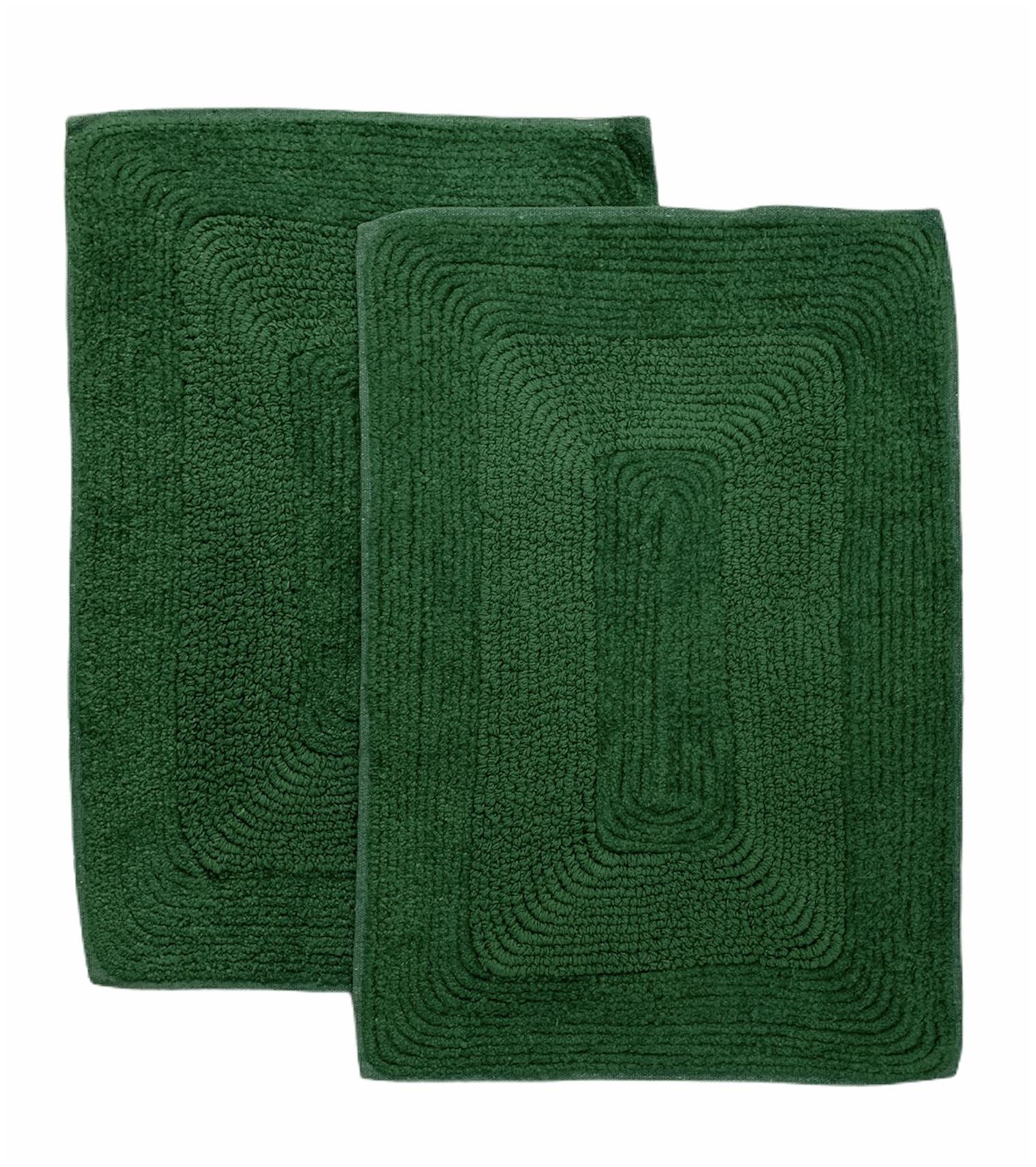 

Shantam Reversible Cotton Bath Mat Green Set of 2 (60 x 40 CM)