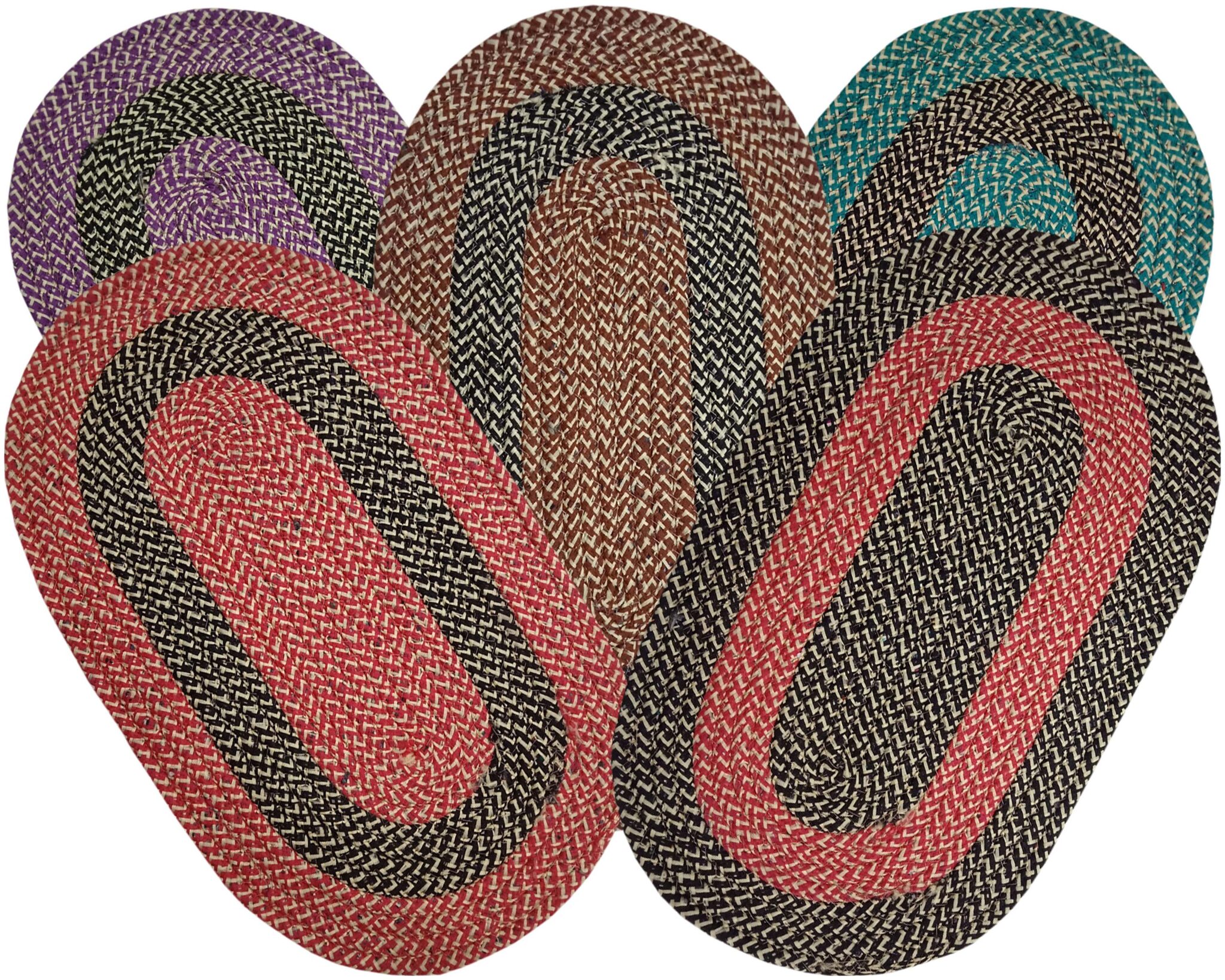 

SHF Door Mats for Home and office Set of 5 piece multicolor