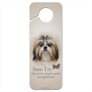 Buy Shih Tzu Dog Breed Plastic Door Knob Hanger Sign Online At Low