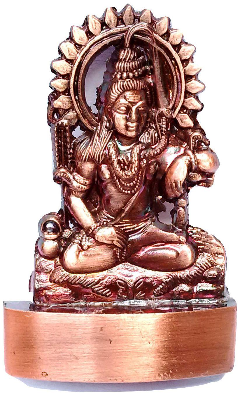 

SHIV IDOL COPPER PLATED IDOL MURTI