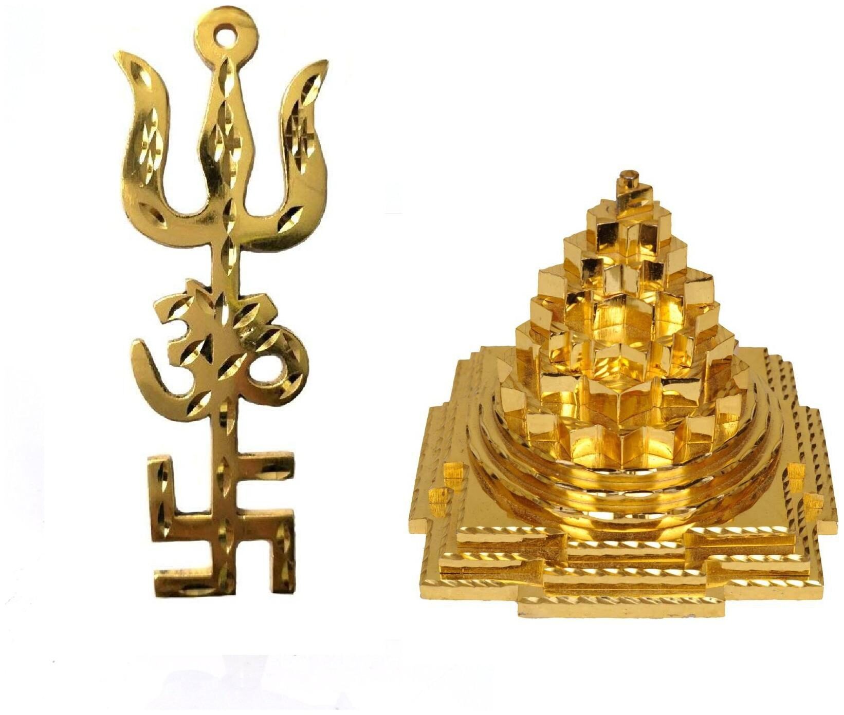 

Shiv Mart Brass Trishakti Trishul With Meru