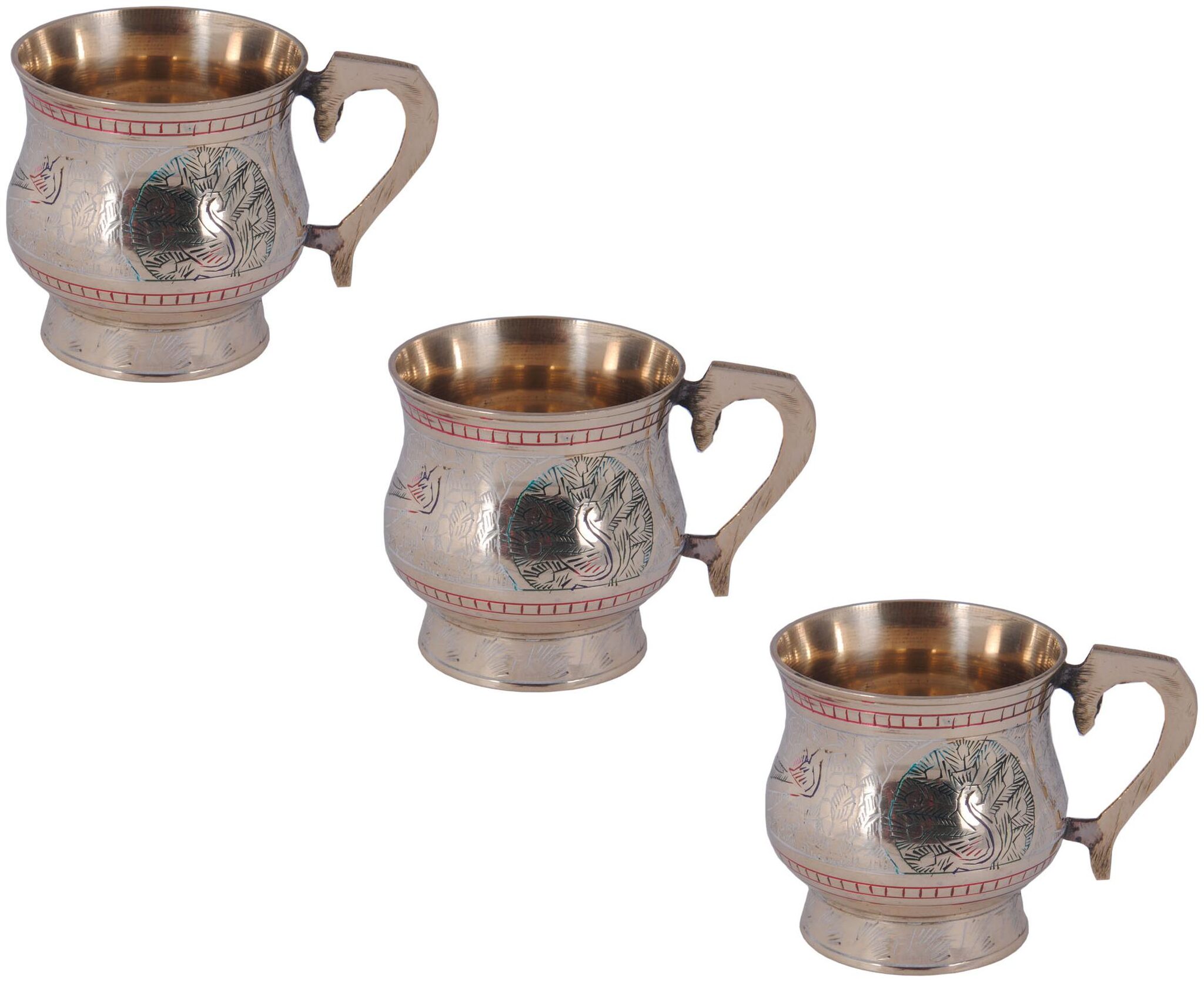 

Shiv Shakti Arts Handmade Brass Cups