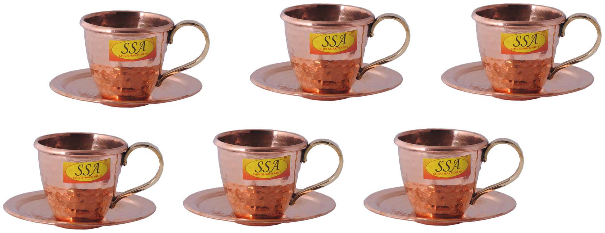 

Shiv Shakti Arts Handmade Copper Cups