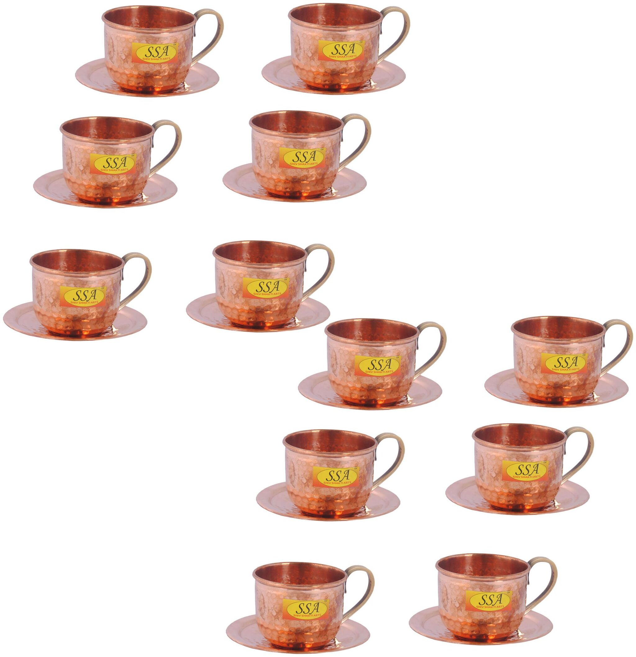 

Shiv Shakti Arts Handmade Copper Cups