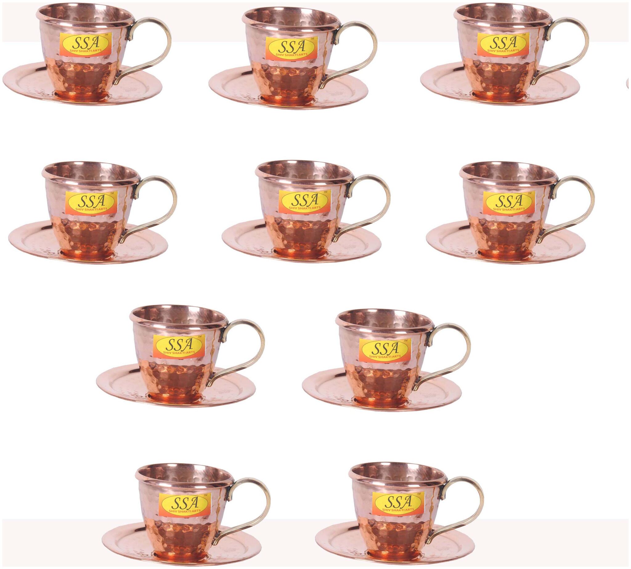 

Shiv Shakti Arts Handmade Copper Cups