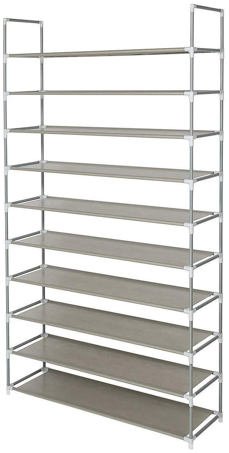 

Shoe Tower Rack 5 10 Tiers Standing Organizer Free Space Saving Cabinet Storage