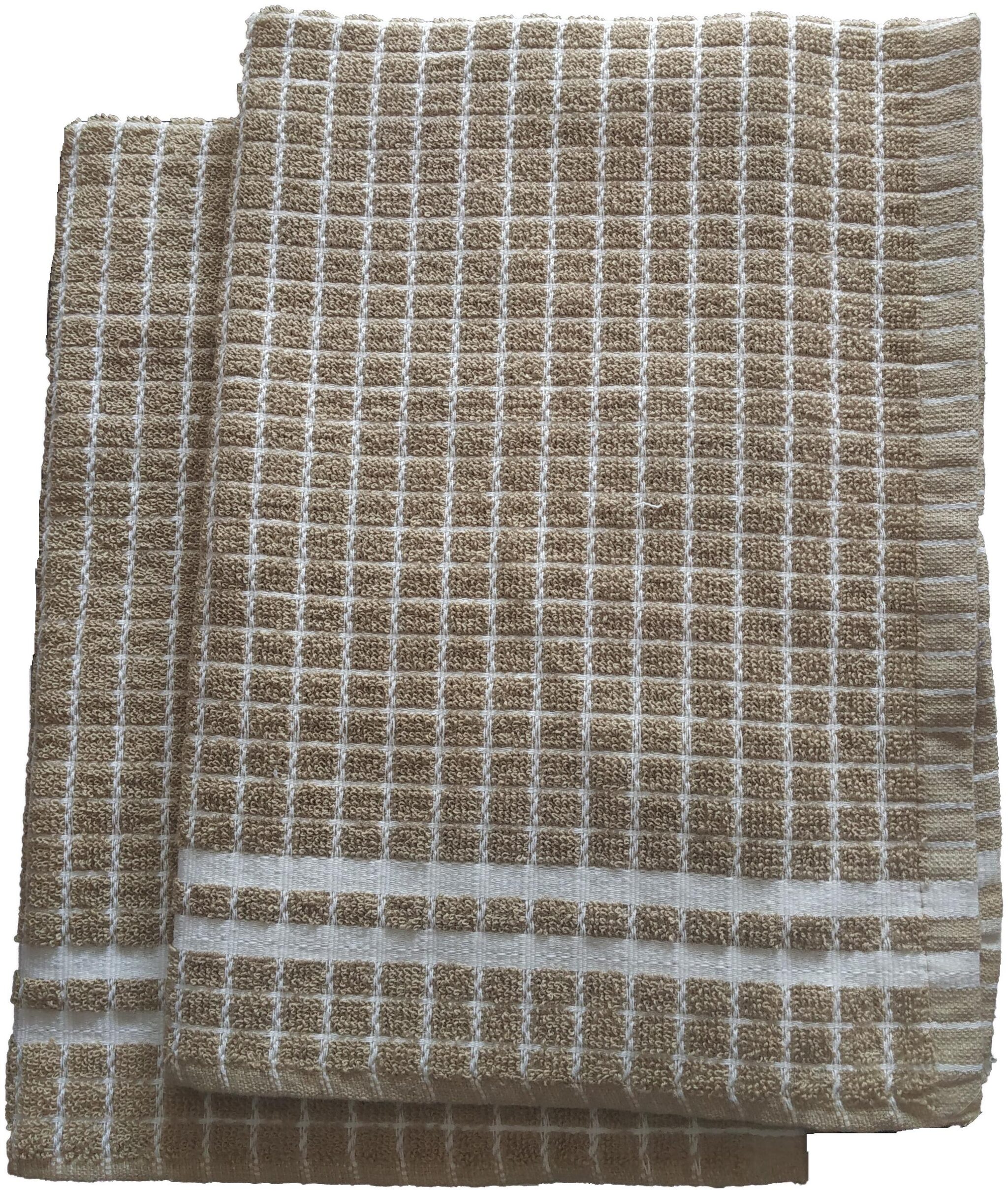 

SHOP BY ROOM 300 GSM Cotton Hand Towel ( 2 Pieces Beige White )