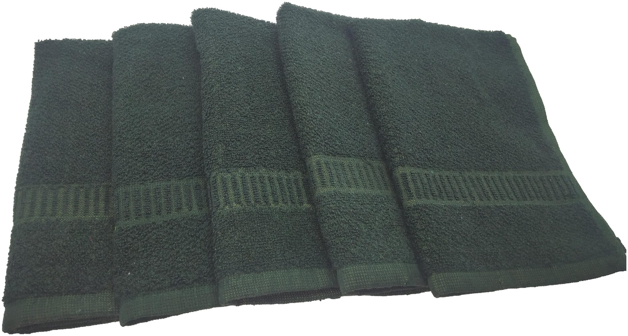 

SHOP BY ROOM 200 GSM Cotton Hand Towel ( 5 Pieces Green )