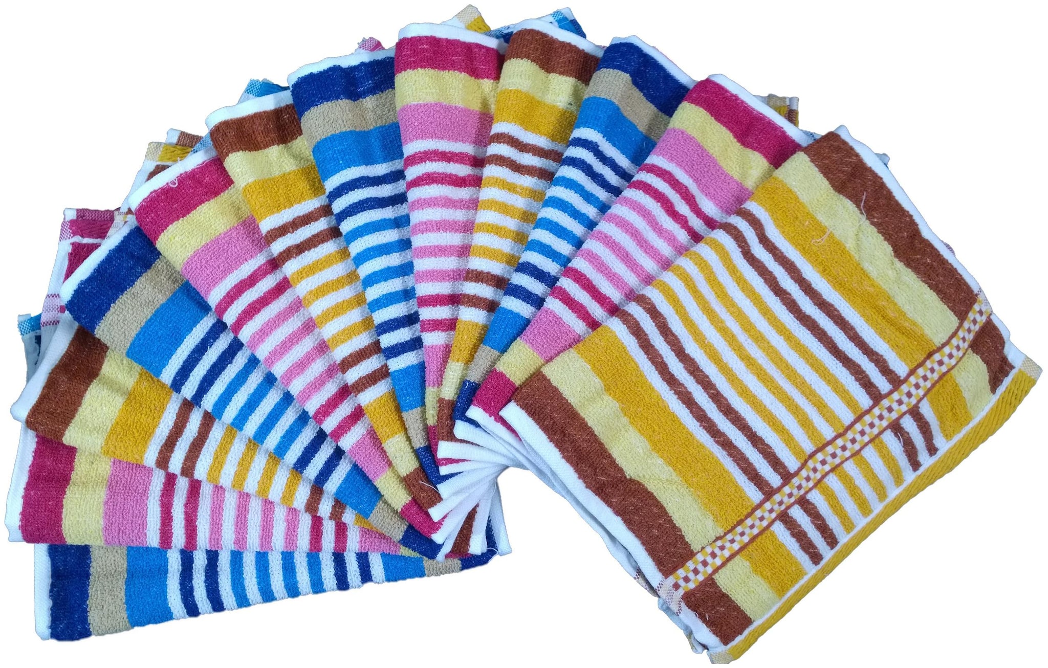 

Shop By Room Multicolor Quick Dry Soft Cotton Face Towel Napkin - Set of 12