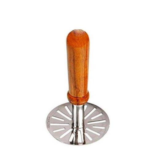 

Shopatrones Vegetable Woodnen Masher Pressers Potato Pav Bhaji Masher