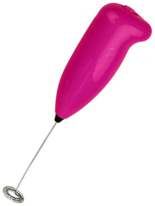 

Shopeleven Mini Handheld Portable Stainless Steel Drink Coffee Lassi Milk Frother Former Electric Mixer Stirrer Egg Beater Hand Blender Stand Mixer Electric Whisk (Colour May Vary)