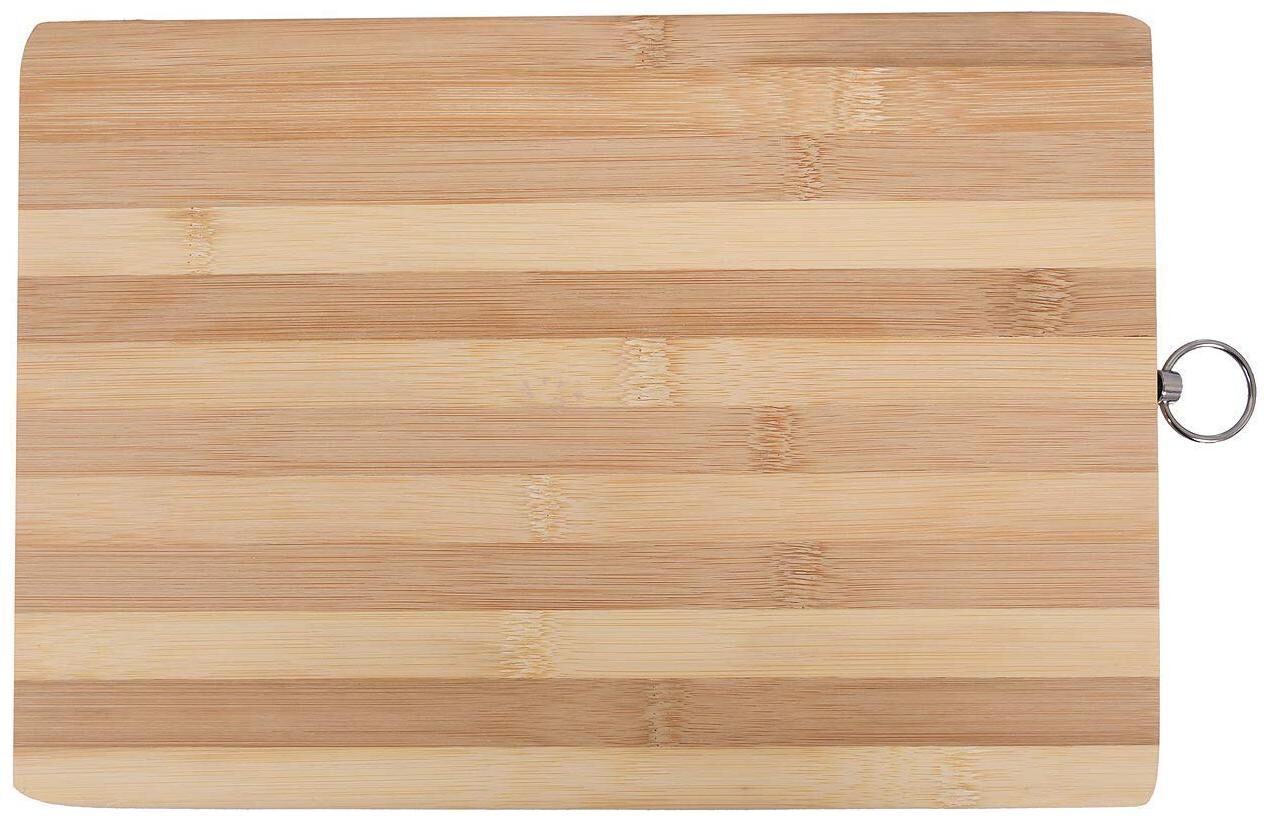 

Shopeleven Wooden Rectanguler Reversiable Chopping Cutting Board with ring holder Wooden Cutting Board (Brown Pack of 1) Use to multipurpose