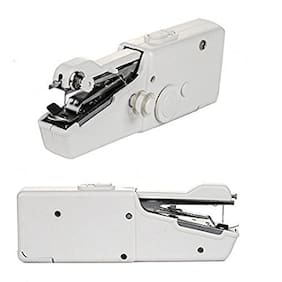 Shopper52 Portable And Cordless Electric Mini Handheld Sewing Machine Handy Stitch Set - HDMLBIG