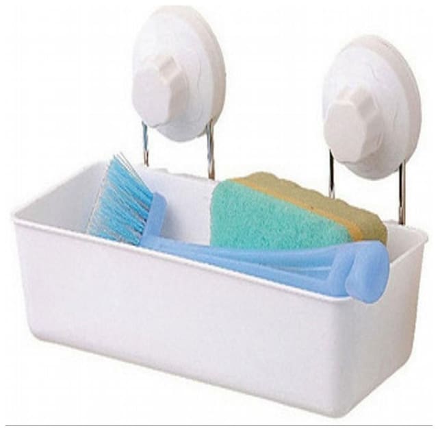 Shopper52 Portable Suction Storage shelf for both and kitchen - 1958SGSK