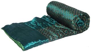Shopping store Single Bed Size Jaipuri satin Soft and Light Weight Printed Floral cotton Quilt Razai Hand Block Printed Winter Quilt/ Comforter/Razai;Jaipuri Razai;Blanket;Dohar;Jaipuri Prints