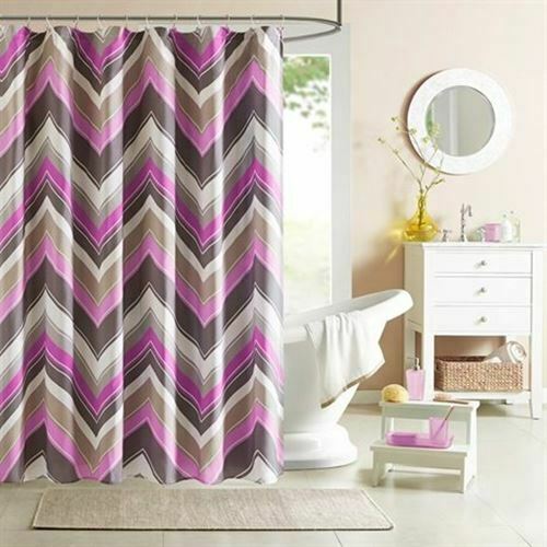 

Shower Curtain Intelligent Design Elisa Shower Curtain - Purple - 72 x 72 inches