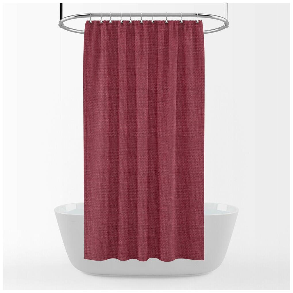 

Shower Curtain in Gent Pomegranate Red