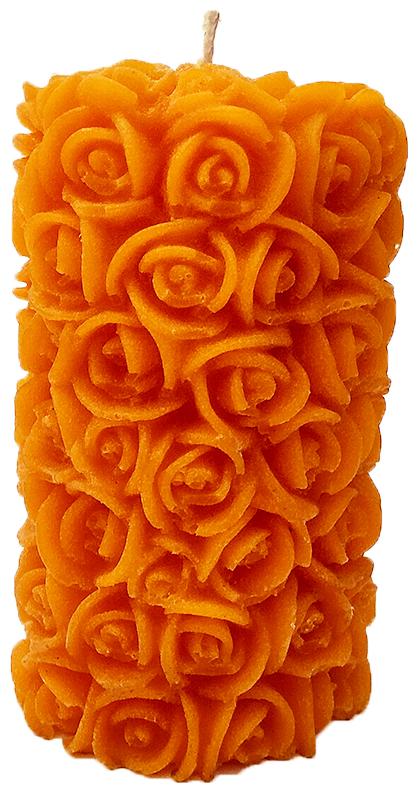 

shraddha creation Paraffin wax Orange Candle