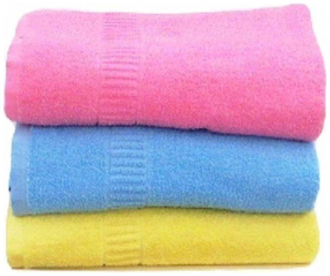 

Shree Jee 100 Cotton Bath Towels (Pack of 3)